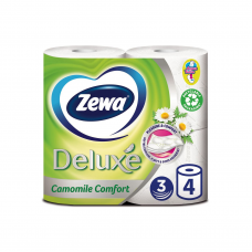 Туалетний папір Zewa Deluxe Camomile Comfort 3 шари 4 шт