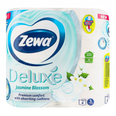 Туалетная бумага Zewa Deluxe Jasmine Blossom  3 слоя 4 шт