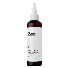 Тоник для лица Sane из AHA+PHA+витамин С 100мл