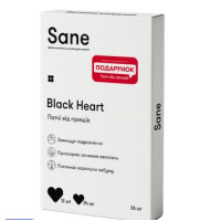 Патчи от прыщей Sane Black Hеart Sane 36шт