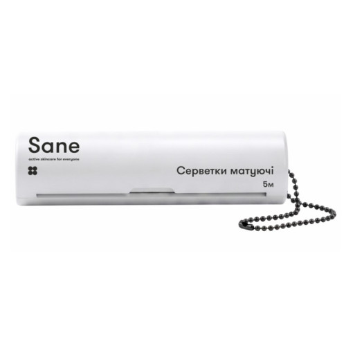 Серветки для обличчя Sane матуючі компактні 5 м