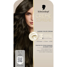 Краска для волос Creme Supreme 5-1 Холодный светло-каштановый