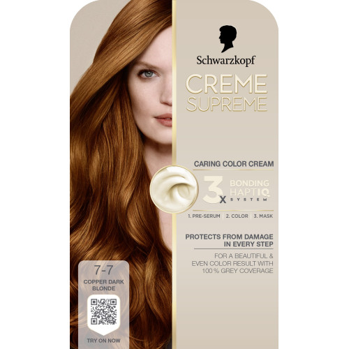 Краска для волос Creme Supreme 7-7 Интенсивный медный