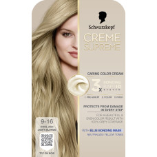 Краска для волос Creme Supreme 9-16 Холодный пепельный экстра светло-русый