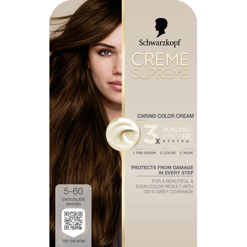 Краска для волос Creme Supreme 5-60 Шоколадный светло-каштановый