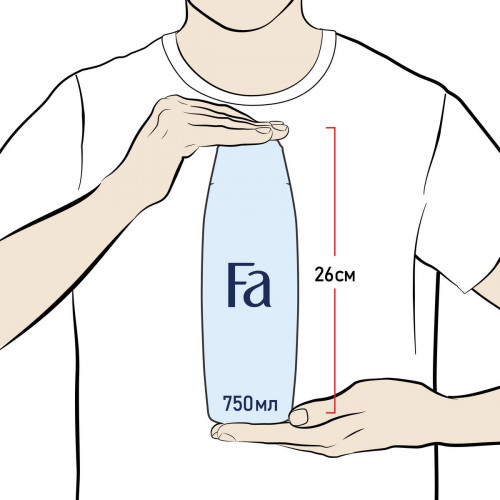 Гель для душу Fa Men Sport 750 мл