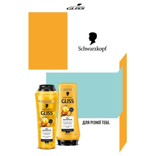 Набор Gliss Oil Nutritive Hair Shine