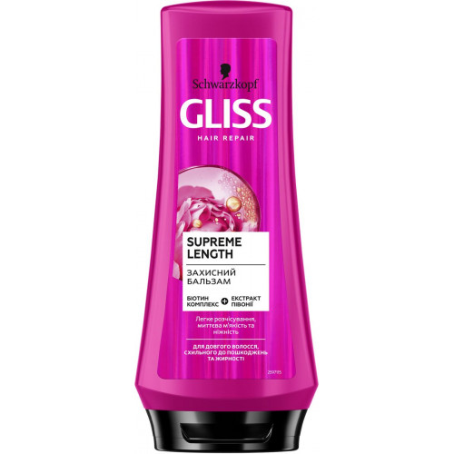 Бальзам-ополаскиватель Gliss Supreme Length 200 мл
