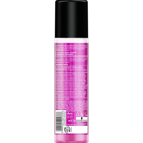 Кондиционер -экспресс для волос Gliss Supreme Length 200 мл