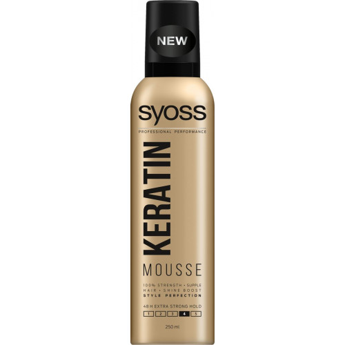 Мусс для волос Syoss Keratin 250 мл