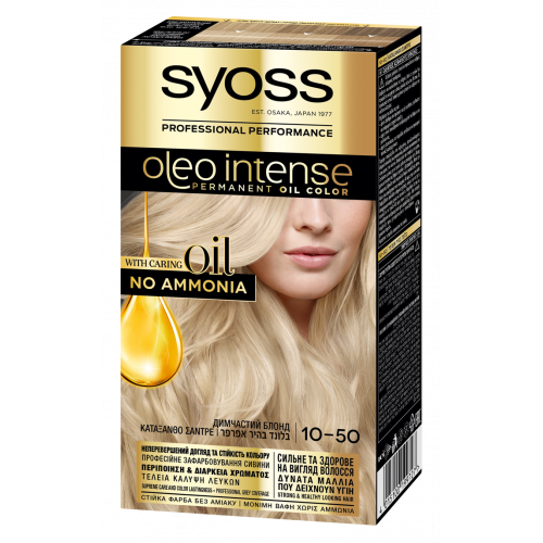 Краска для волос Syoss Oleo Intense 10-50 Дымчастый блонд