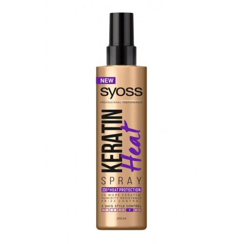 Спрей для укладки Syoss Термозащитный Keratin до 230С 200 мл
