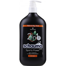 Шампунь Schauma Men Sports Power 2 в 1 с экстрактом эвкалипта 750 м