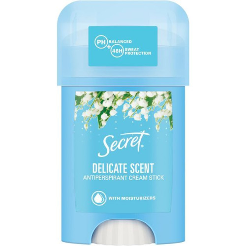 Кремовый дезодорант-антиперспирант Secret Delicate Scent 40 мл
