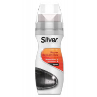 Крем-краска для обуви Silver Premium жидкая черная 75 мл