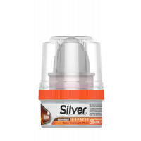Крем-блиск для взуття Silver Premium коричневий 50 мл