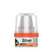 Крем-блиск для взуття Silver Premium банку чорний 60 мл