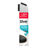 Спрей-краска Silver Premium восстановитель для нубука и замши черный 250 мл