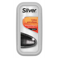 Губка-блеск Silver широкая черная