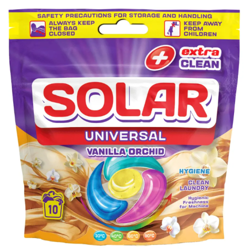 Капсулы для стирки Solar Universal Vanilla Orchid 10 шт