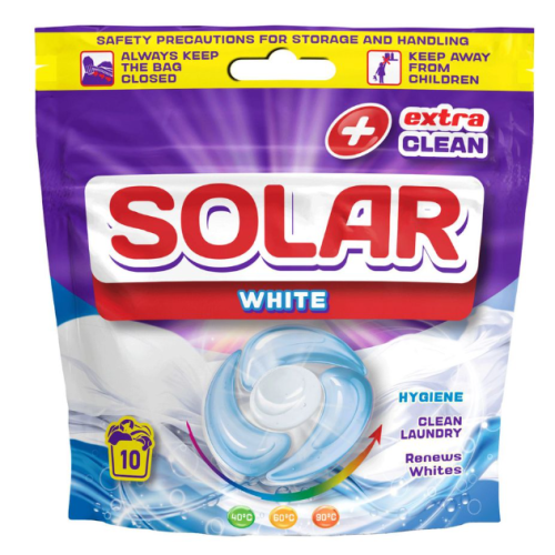 Капсулы для стирки Solar White 10 шт