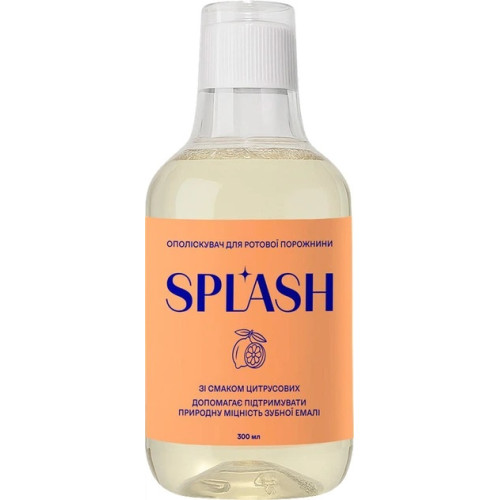 Ополаскиватель для полости рта Splash со вкусом цитрусовых 300 мл
