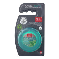 Зубна нитка Splat DentalFloss м'ятна з волокнами срібла 30 м