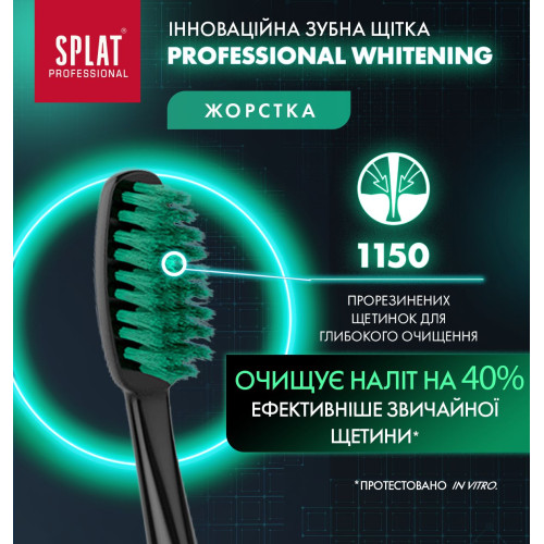 Зубна щітка Splat Professional Whitening Hard 1 шт