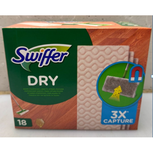 Сухие салфетки для уборки Swiffer Dry 18шт