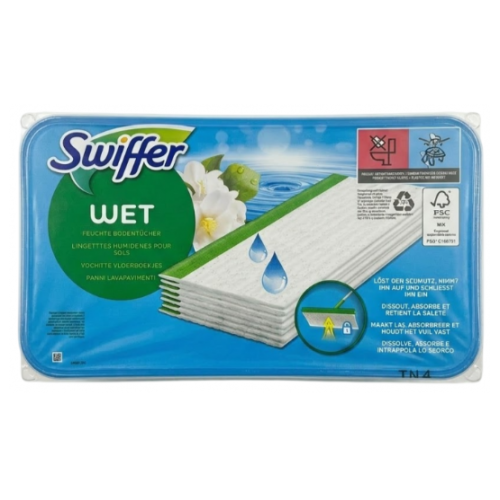 Влажные салфетки для уборки Swiffer Wet с жасмином 20 шт