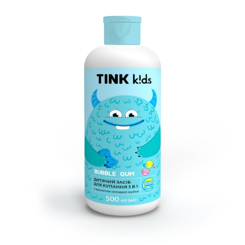 Детское средство для купания Tink 3в1 Bubble Gum kids 500 мл