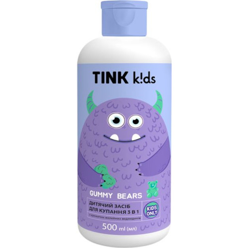 Детское средство для купания Tink 3в1 Gummy Bears kids 500 мл