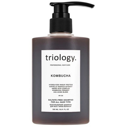 Шампунь для волос Triology KOMBUCHA для всех типов волос безсульфатный 500 мл