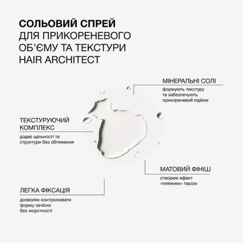 Спрей для волос Triology Hair Architect солевой для прикорневого объема и текстуры 200 мл