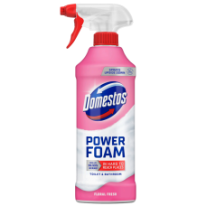 Спрей-піна Domestos Power Foam для чищення унітазу та ванної Floral Fresh 435 мл