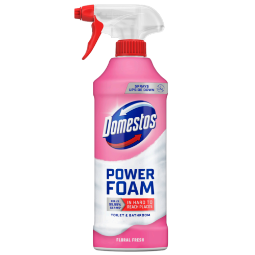 Спрей-пена Domestos Power Foam для чистки унитаза и ванной Floral Fresh 435 мл