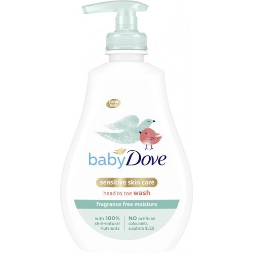 Дитячий гель для душу та шампунь Dove Baby Зволоження без запаху 400 мл
