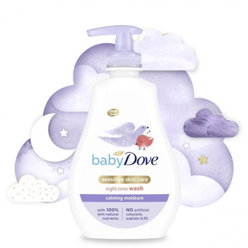 Дитячий гель для душу та шампунь Dove Baby Заспокоююче зволоження 400 мл