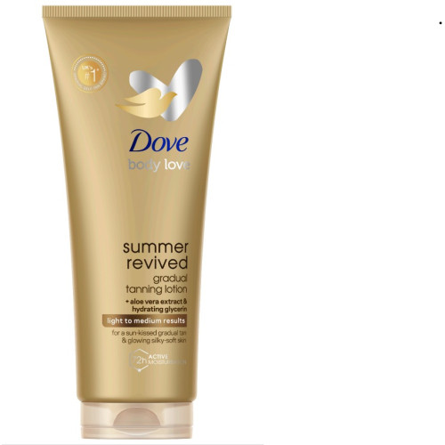 Лосьон-автозагар для тела Dove Summer Revived от светлого до среднего 200 мл