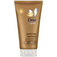 Крем-лосьон автозагар для лица и тела Dove Summer Revived от среднего до темного 75 мл