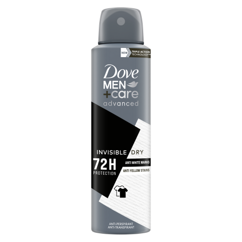Дезодорант Dove Men спрей Care Невидимая сухость 72 часа 150 мл