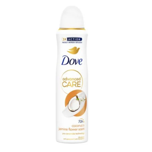 Дезодорант Dove спрей Кокос та квіти жасмину 150 мл
