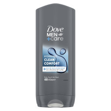 Гель для душу та шампунь Dove Men чистота и комфорт 400 мл