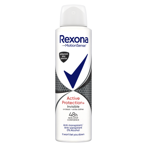 Дезодорант Rexona спрей Антибактериальный Невидимый для черного и белого 150 мл