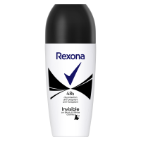 Дезодорант Rexona рол invisible black+white 50 мл