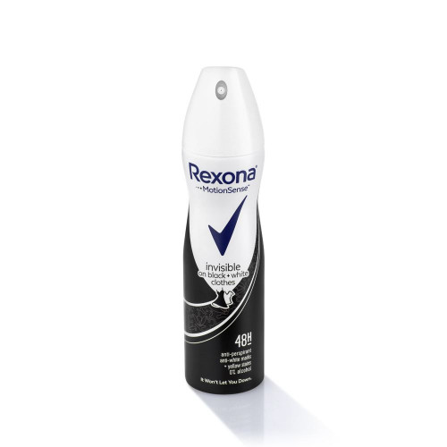 Дезодорант Rexona спрей Невидимий на чорному та білому 150 мл