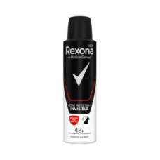 Дезодорант Rexona Men спрей Активная защита невидимая для черного и белого 150 мл