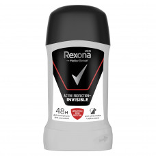 Дезодорант Rexona Men стік Невидимий для чорного та білого Активний захист 50 мл