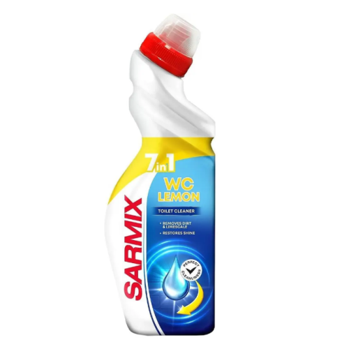 Средство для чистки сантехники Sarmix WC 7в1 Lemon 750 мл