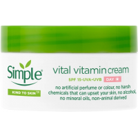 Дневной витаминный крем Simple Vital Vitamin Cream SPF15 Kind to Skin 50 мл